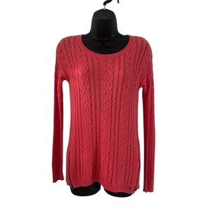 📣American Eagle Outfitters Long Sleeve Coral Sweater sz Small
